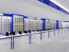 Blue White Phone Accessory Retail Store