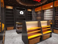 Brick Wood Phone Accessories Storefront Display