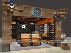 Brick Wood Phone Accessories Storefront Display