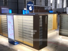 Brown Blue Fast Fix Phone Accessories Kiosk