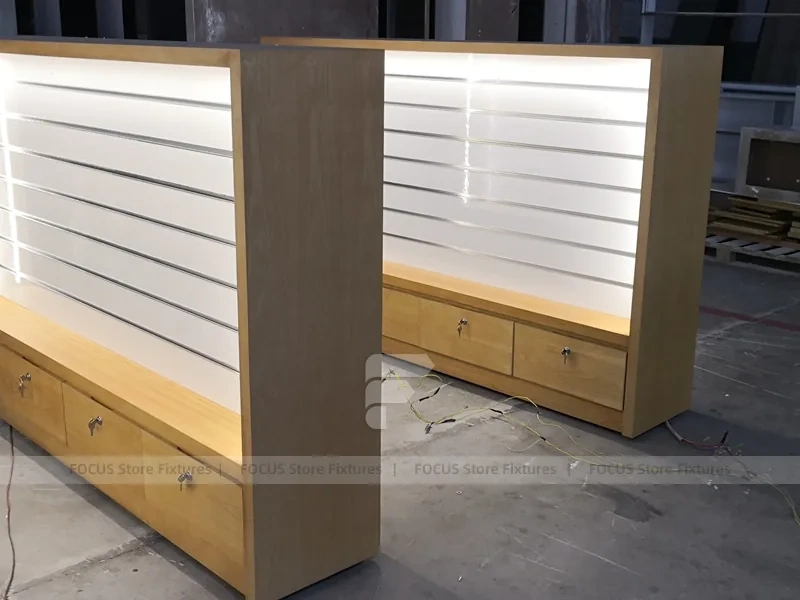 Brown Blue Fast Fix Phone Accessories Kiosk