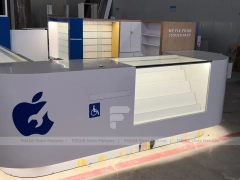 Brown Blue Fast Fix Phone Accessories Kiosk