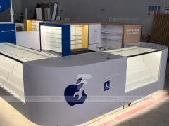 Brown Blue Fast Fix Phone Accessories Kiosk