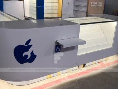 Brown Blue Fast Fix Phone Accessories Kiosk