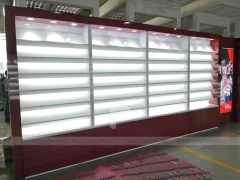 Burgundy Backlit Mobile Phone Wall Display