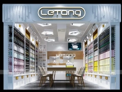 Colorful Mobile Accessories Store Interior