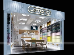 Colorful Mobile Accessories Store Interior