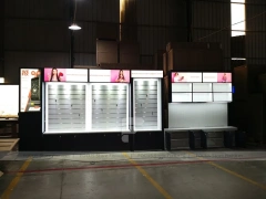Compact White Mobile Phone Shop Floor Plan