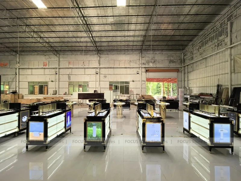 Cosmetics Kiosk Counter Fixture Showroom