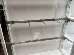 Cream White Phone Display Counter Cabinet