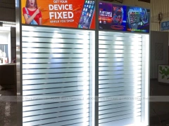 Device Fixer White Slatwall Phone Display