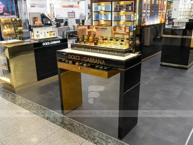 Dolce Gabbana Gold Cosmetics Counter
