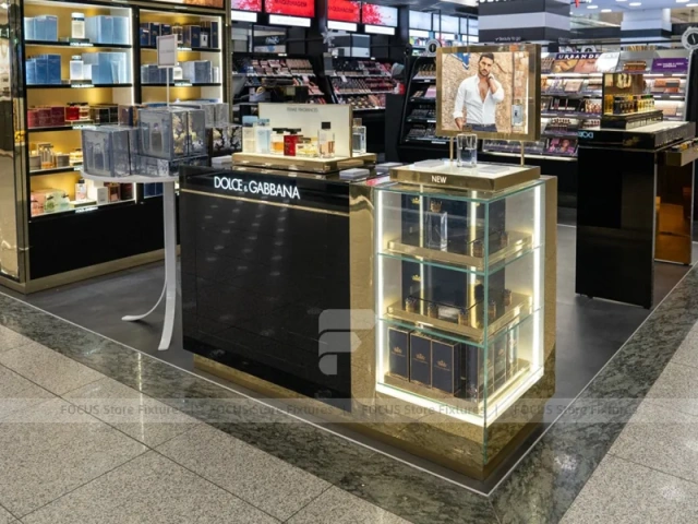 Dolce Gabbana Gold Cosmetics Counter