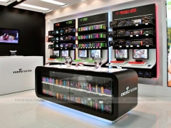Estee Lauder Blue Cosmetics Mall Kiosk