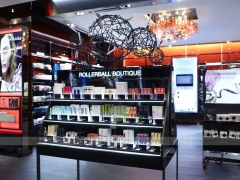 Estee Lauder Blue Cosmetics Mall Kiosk