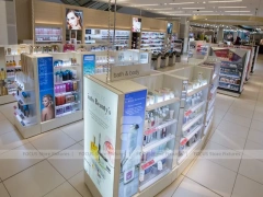 Estee Lauder Blue Cosmetics Mall Kiosk