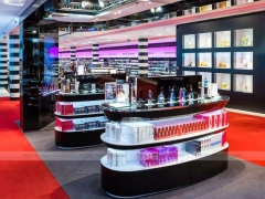 Estee Lauder Blue Cosmetics Mall Kiosk