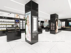 Givenchy Black Cosmetics Store Pillar Display