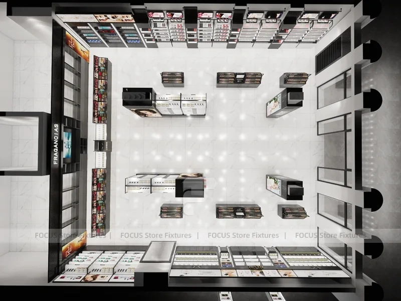 Givenchy Black Cosmetics Store Pillar Display
