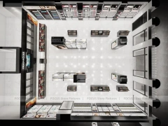 Givenchy Black Cosmetics Store Pillar Display