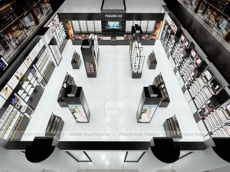 Givenchy Black Cosmetics Store Pillar Display