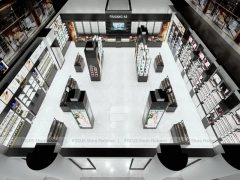 Givenchy Black Cosmetics Store Pillar Display