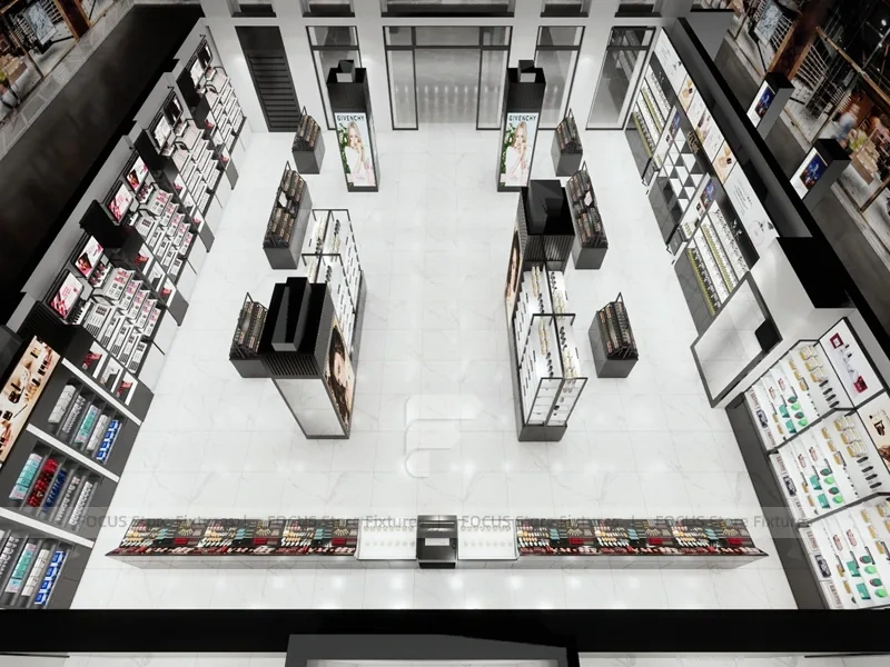 Givenchy Black Cosmetics Store Pillar Display