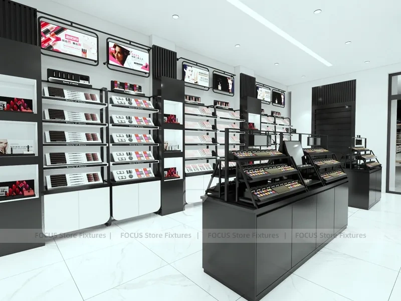 Givenchy Black Cosmetics Store Pillar Display