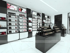 Givenchy Black Cosmetics Store Pillar Display