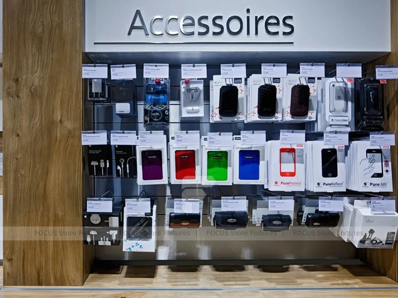 Gray Accessories Pegboard Wall Display