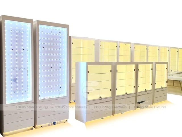 Gray Blue LED Mobile Phone Wall Display