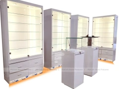 Gray Blue LED Mobile Phone Wall Display