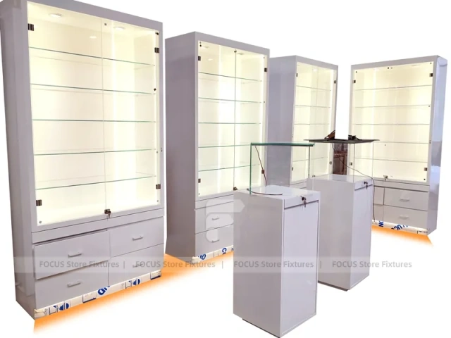 Gray Blue LED Mobile Phone Wall Display