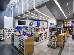 Gray Mobile Accessories Aisle Store Interior