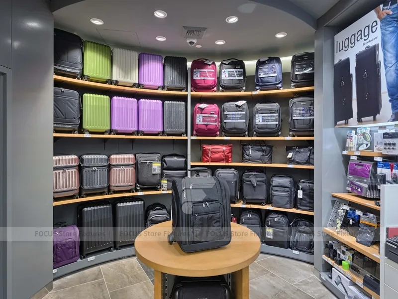 Gray Mobile Accessories Store Aisle Shelving