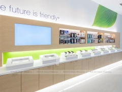 Gray White Mobile Accessories Store Interior