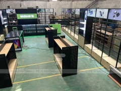Green Black Bazaar Mobile Shop Layout