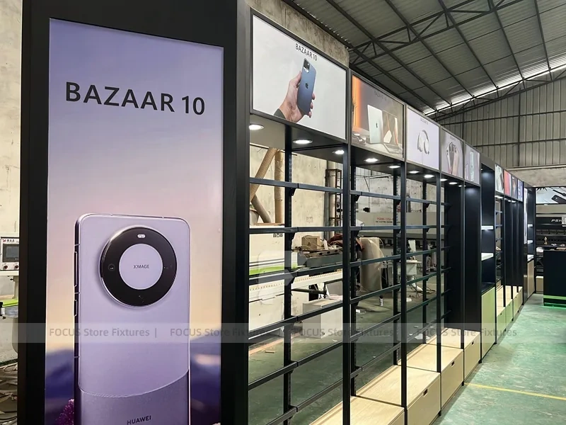 Green Black Bazaar Mobile Shop Layout