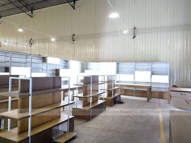 Green Black Mobile Accessories Store Layout