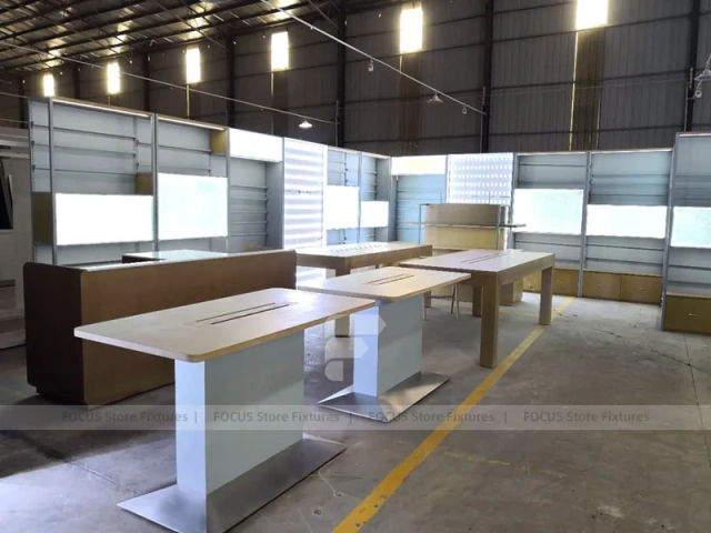 Green Black Mobile Accessories Store Layout