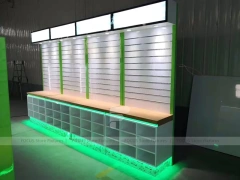 Green LED White Mobile Phone Island Display