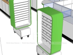 Green Vibe Iphone Accessories Wall Display