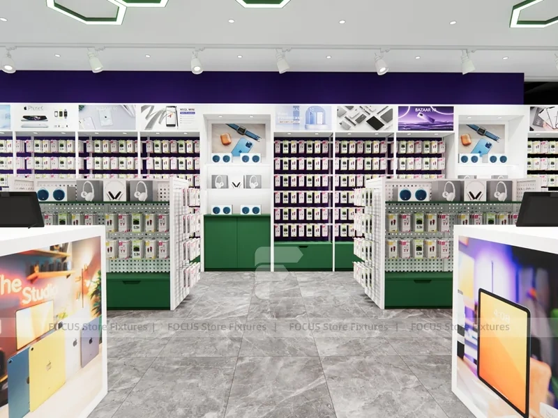 Green White Mobile Phone Accessories Store