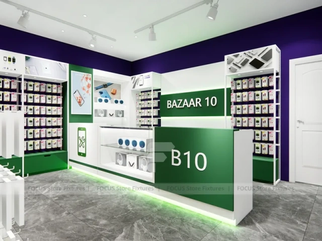 Green White Mobile Phone Accessories Store
