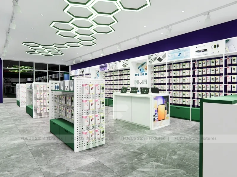 Green White Mobile Phone Accessories Store