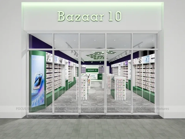 Green White Mobile Phone Accessories Store