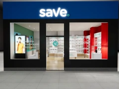 Green White Oppo Mobile Phone Store Interior