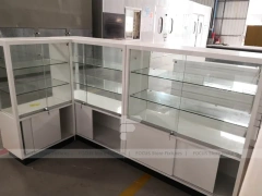 Iphone Samsung White Glass Phone Kiosk