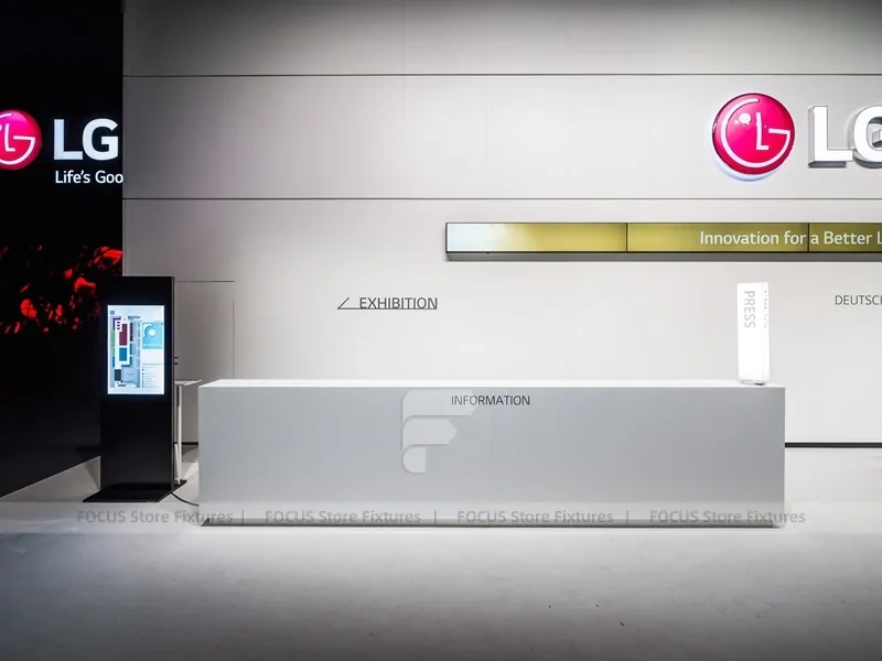 LG OLED Electronics Wall Display Interior