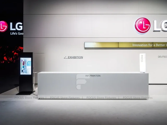 LG OLED Electronics Wall Display Interior